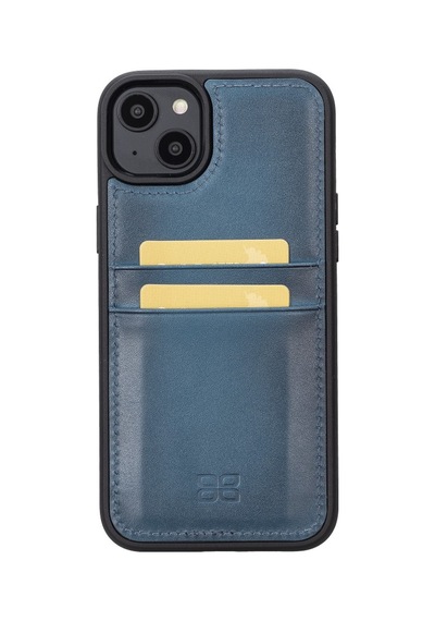 Bouletta Apple İphone 14 Pro Max Uyumlu Deri Arka Kapak Fxcp Brn4