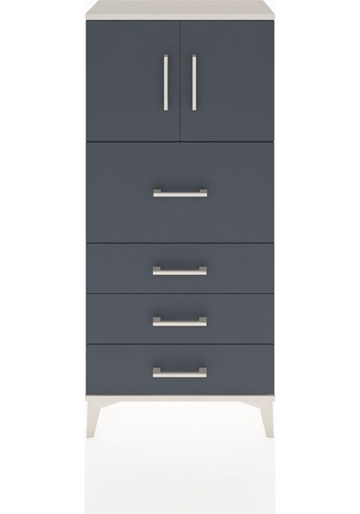 Hyperion Dolap Tek Raflı 4 Çekmeceli 2 Kapaklı 60x44x134 Aytaşı-antrasit Aytası Hyperion Dolap Tek Raflı 4 Çekmeceli 2 Kapaklı 60x44x134 Aytaşı-antrasit Aytası