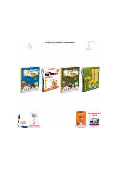 Çanta 8. Sınıf Lgs Tüm Dersler 100 4 Kitap Seti