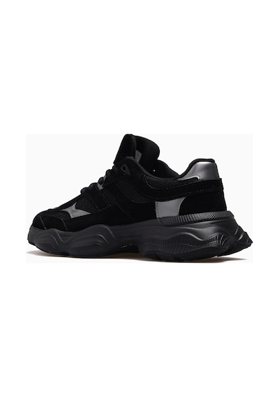 Lufian Mery Kadın Deri Sneaker Spor Ayakkabı 26y 112230036 M Siyah Siyah
