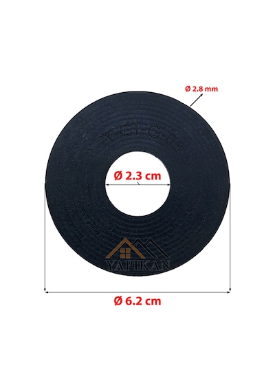 Creavit Gömme Rezervuar İç Takım Boşaltma Grubu Contası 2.3x6.2cm Creavit 2.3 X 6.2 CM