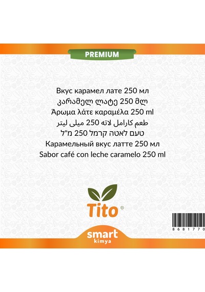 Premium Karamelli Latte Aroması 250 Ml