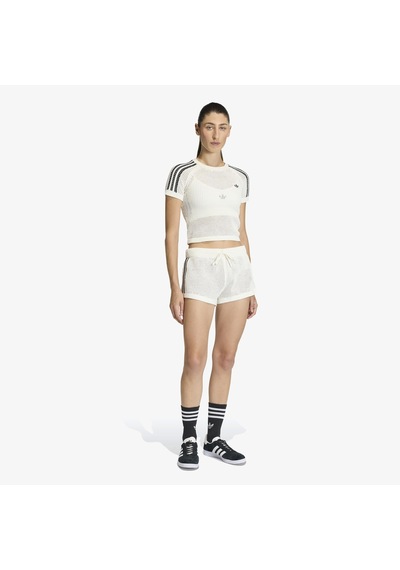 Adidas Crochet Tee Kadın Beyaz T-shirt Ke0200 2800324