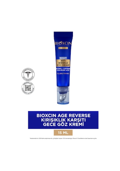 Age Reverse Kırışıklık Karşıtı Göz Kremi 15 ML - %10 Retinol, Kafein, Dolgunluk, Sıkılık