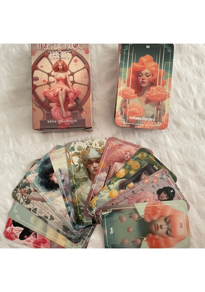 Mystic Rose Tarot Destesi Seti Ve Kullanım Kılavuzu