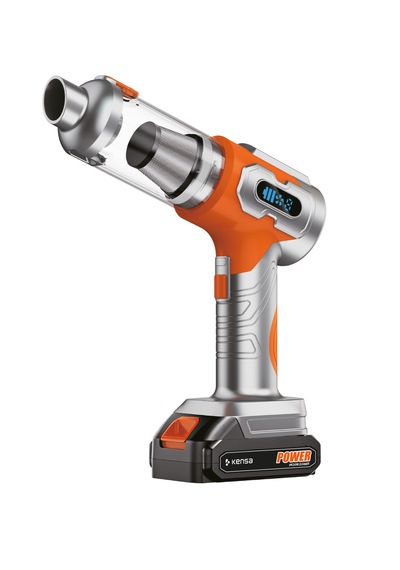 20000pa Kablosuz Araç Süpürgesi Üfleme Vakum 2'si 1 Arada 100000 Rpm Şarjlı El Süpürgesi Hepa Filtre Gri