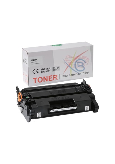 Muadil Toner Cf226a/crg052 Siyah Çipli 3100 Sf