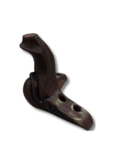 Cateksss Sultan Ayak 16 Cm Venge Ahşap - 2 Li Paket Kahverengi