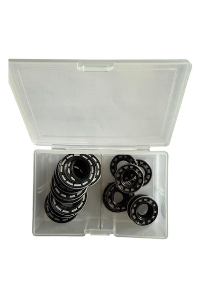 Oto Klima Kompresör Keçesi Seti 20 Parça 10 Büyük + 10 Küçük Ölçü Klima Kompresör Shaft Seal Tamir Seti