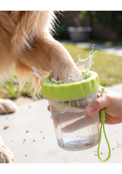 Köpek Ayak Temizleme Kabı 4 L Hacimli Uczzzköpekayakyıkama-4