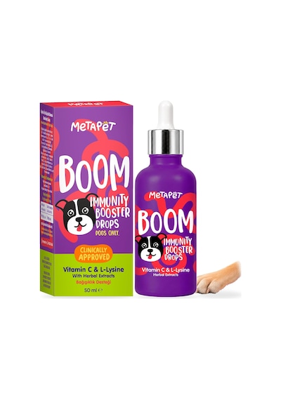 Köpek Bağışıklık Vitamin Damlası C Vitamini L-lizin 50 Ml
