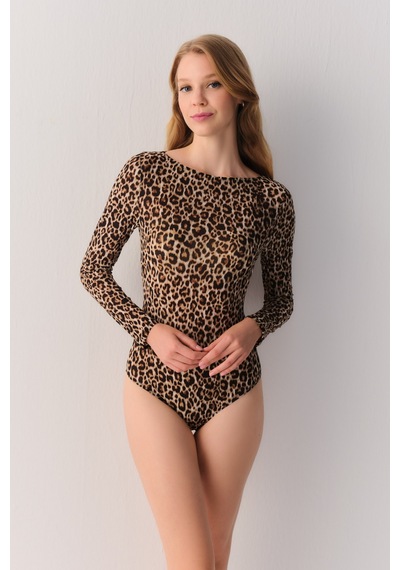 Suwen Leo Body St60056121293 Leopar Desenli