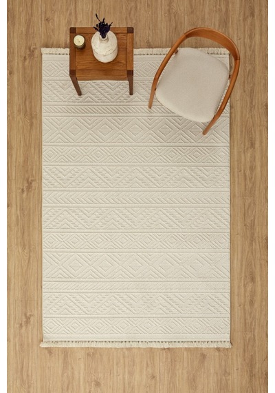 Kaşmir Halı 7/24 İskandinav Elegance Luvin 160x230 CM Salon Mutfak Halısı Yolluk Kilim