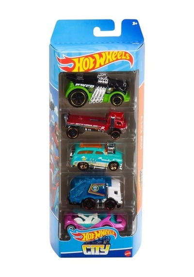 Hot Wheels Beşli Araba Seti Hw City Hfv89