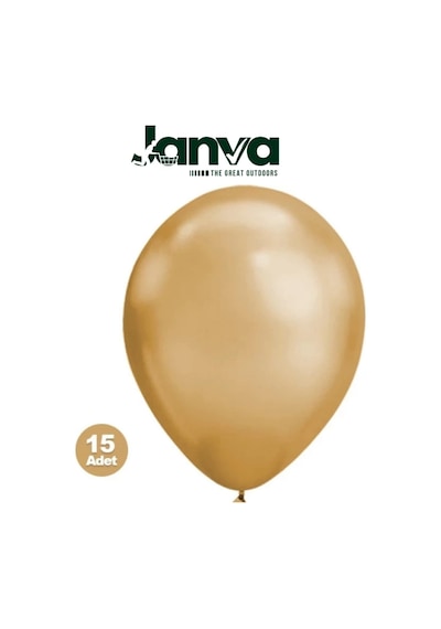 Büyük Boy 12 İnç Parlak Metalik Balon Parti Doğum Günü Gösteri 100 Adet Gold