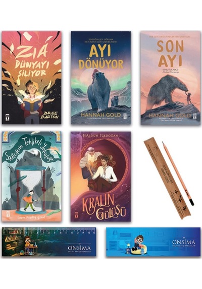 Genç Timaş Son Ayı - Kralın Gülüşü - Ayı Dönüyor - Zia Dünyayı Siliyor Set 5 Kitap