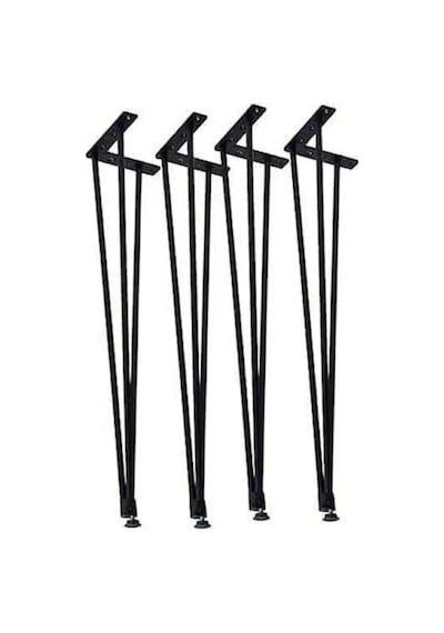 80 Cm Metal Masa Ayağı , Firkete Ayak 4 Adet Çok Renkli