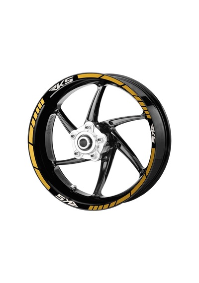 Deeb Rks Jant Şeridi Sarı Beyaz Model X N11.49213