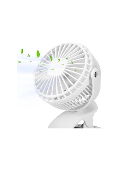 3 Hız Modlu 360 Dönebilen Klipsli Usb Şarjlı Mini Fan