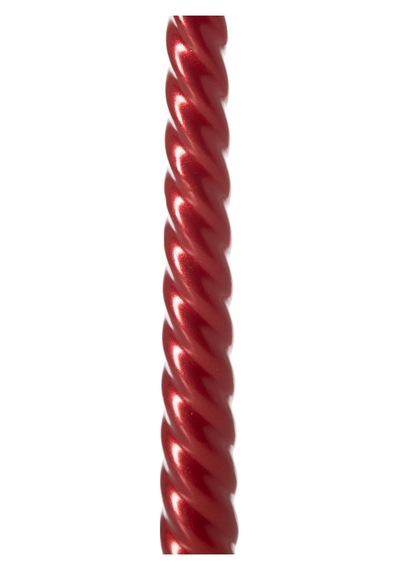 Mudo Home 2li Burgulu Şamdan Mum Bordo 25cm