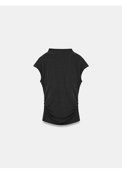 Dilvin 33211 Bra-free Büzgü Detaylı Top Siyah