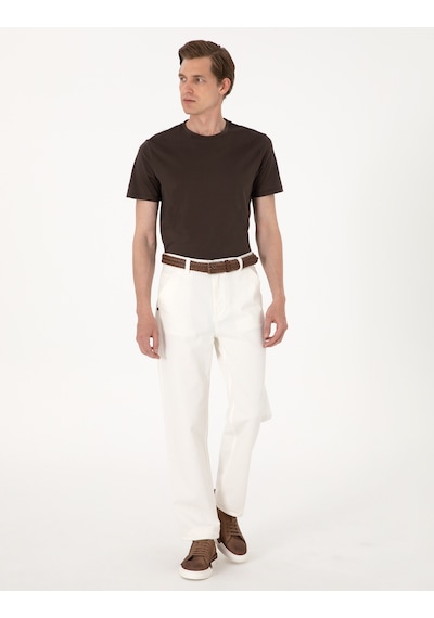 Pierre Cardin Erkek Ekru Pantolon Jean 50305226-vr019 Ekru