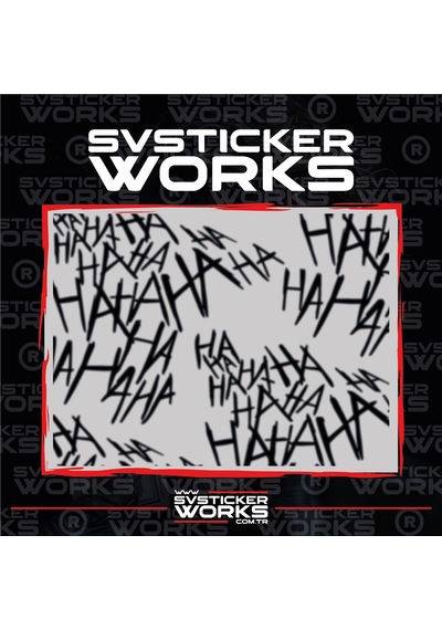 Haha Sticker Motor Araba Dekorasyon Sticker Evrensel 50 Adet 1 Paket 00914093