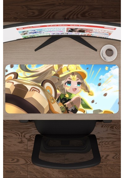 Kachina Genshin Impact Anime Oyuncu V3 - 70x30 Xl Gaming Mouse Pad Fare Altlığı