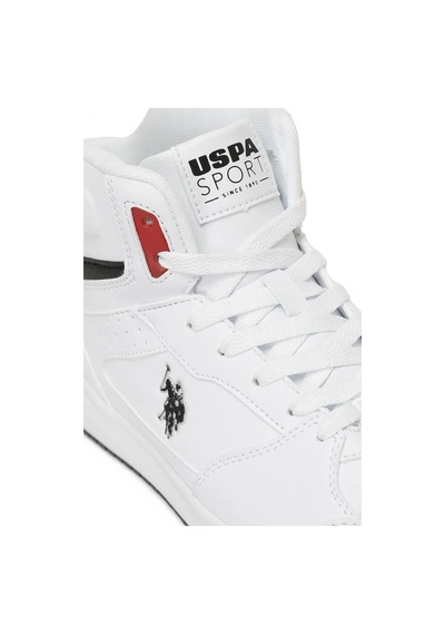 U.s. Polo Assn. Presto Hi Erkek Günlük Uzun Konçlu Sneaker Spor Ayakkabı 101812440 Beyaz