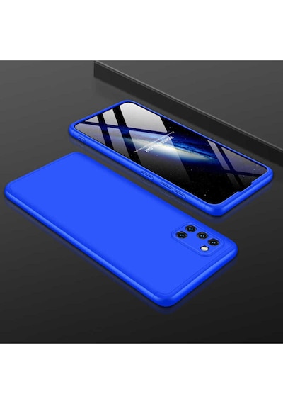 Galaxy Uyumlu A31 Kılıf Zore Ays Kapak Mavi