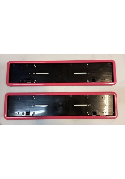 Pembe Araç Plakalığı 2 Adet Pembe Renkli Plaka Kabi 228108694