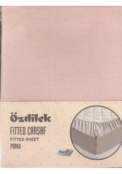 Özdilek 100X200 Fitted Kumaş Lastikli Yatak Çarşafı Yastık Kılıfl