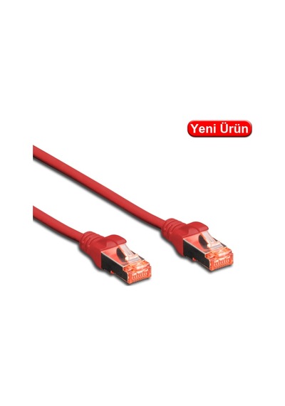 Digitus Dk-1617-005-r Cat6 Utp Lszh Patch Kablo 0,5 M Kırmızı 10'li Paket