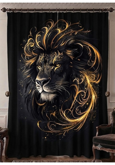 Özel Üretim Marka 240 280 Cm Çift Kanat Fon Perde Mikropetek Blackout Luxury Premium Kumaş Doku Şık Zarif Lüx Salon Aslan Altın Siyah Gümüş Deluxe Seri Çok Renkli Siyah Özel Üretim Marka 240 280 Cm Çift Kanat Fon Perde Mikropetek Blackout Luxury Premium Kumaş Doku Şık Zarif Lüx Salon Aslan Altın Siyah Gümüş Deluxe Seri Çok Renkli Siyah
