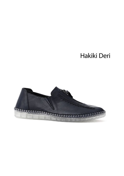 Gönderi(R) Gönderi R Lacivert Hakiki Deri Comfort Ayakkabı Lacivert