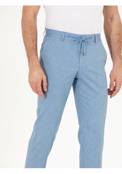 Cacharel Mavi Slim Fit Kumaş Pantolon