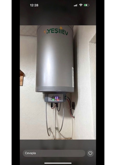 Türkiyede Sadece Bizde Tek Güneş Paneli İle Çalışan 80 Lt Termosifon