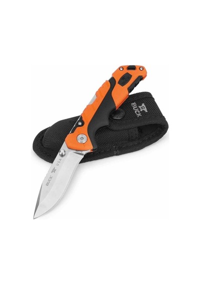 Buck 661 Pursuit Pro Kamp Çakı, Turuncu-siyah Çok Renkli
