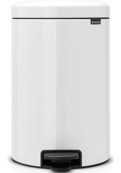 Brabantia Çöp Kutusu 20 Litre Newicon Pedallı Beyaz 114243 Beyaz