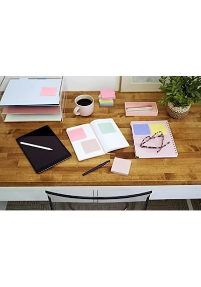 Geri Dönüşüm Notes, 3 X 3, Sunwashed Pier, 24 75-sheet Ped/paket
