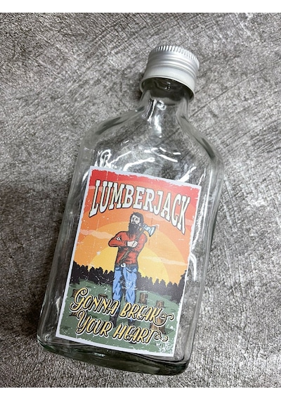 Cold Brew Şişe Etiketli Retro 5 Adet
