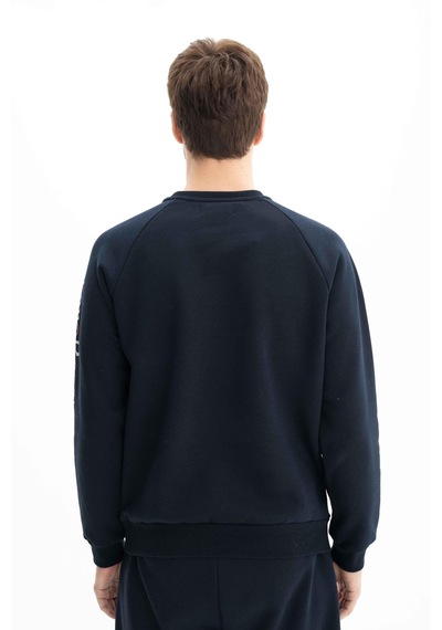 AR-MA Arma Erkek Yazı Baskılı Regular Fit Bisiklet Yaka Sweatshirt 001