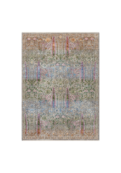 Mariesse Home Spectrum Serisi Degrade Iplik Yumuşak Silinebilir Keçeleşmez Leke Tutmaz Vintage Premium Halı 801 Renkli