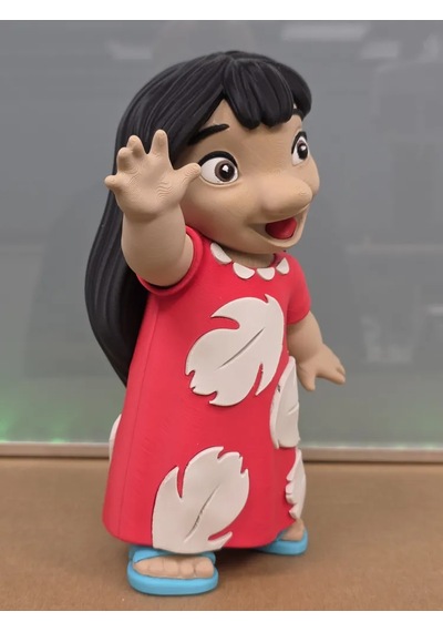 Lilo Figür 20cm-3d Baskı-kolleksiyonluk Biblo