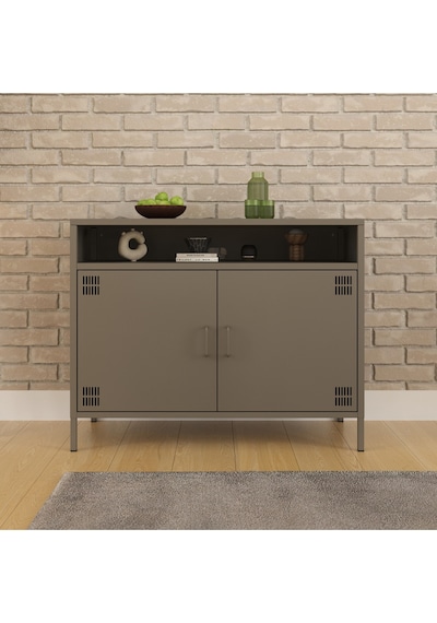 Pera Tv Ünitesi, Tv Dolabı,2 Kapaklı, Açık Raflı 100,50 X 40 X 79,50 Cm Ral 7039 Acıbadem Antrasit Pera Tv Ünitesi, Tv Dolabı,2 Kapaklı, Açık Raflı 100,50 X 40 X 79,50 Cm Ral 7039 Acıbadem Antrasit