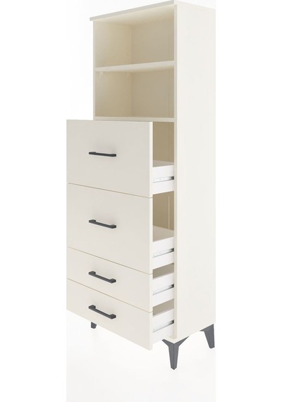 Arges Dolap 2 Raflı 4 Çekmeceli 60x30x163 Aytaşı-aytaşı Aytaşı