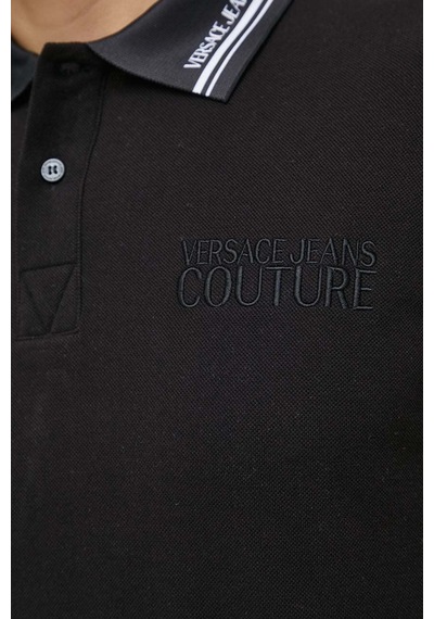 Versace Jeans Couture Erkek Polo Yaka T Shirt 76gagt09 Cj01t 899 Siyah