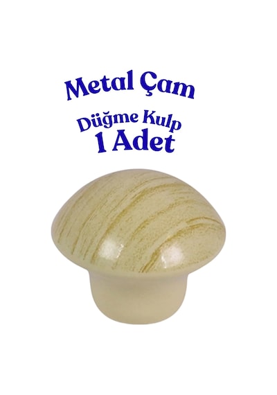 Klc Metal Yuvarlak Çam Düğme Kulp - Çocuk Odası, Mutfak Ve Dolap İçin Modern Çekmece Kulbu Kulpları Çam Çam