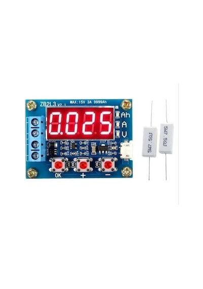 Rfkumanda-Zb2L3 18650 Lityum Pil Kapasite Ölçer Test Cihazı Deşarj