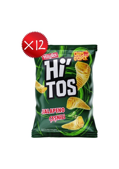 Yayla Hi'tos Jalapeno Çeşnili Mısır Çerezi 100 G X12